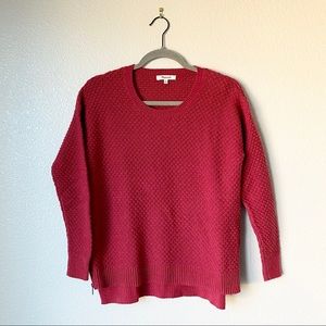 Madewell Side Zip Knit Sweater